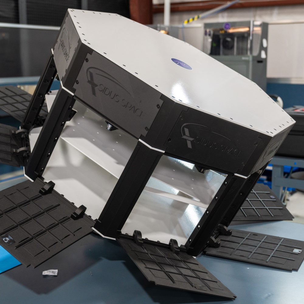 Sidus Space 3D printed satellite LizzieSat
